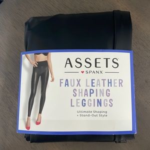 Spanx Assets Faux Leather Leggings